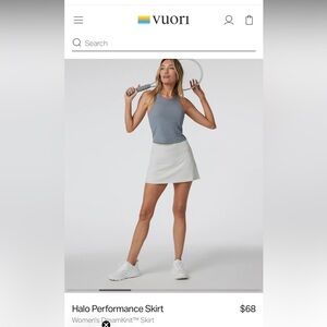 Vuori pleaded skirt